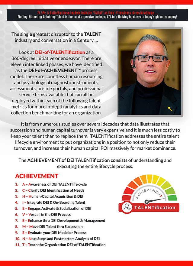 DEI Of Talentification Book Promotional Piece
